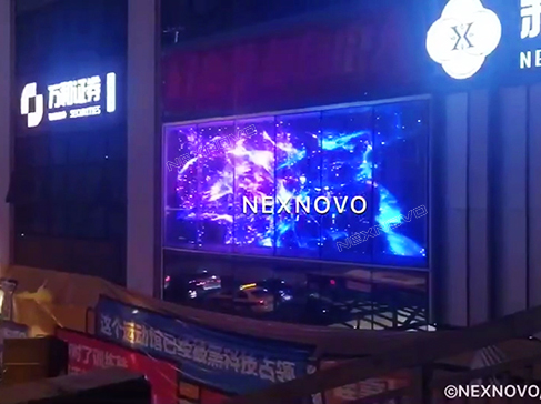 Fuzhou xinhuadu mall transparent LED dis