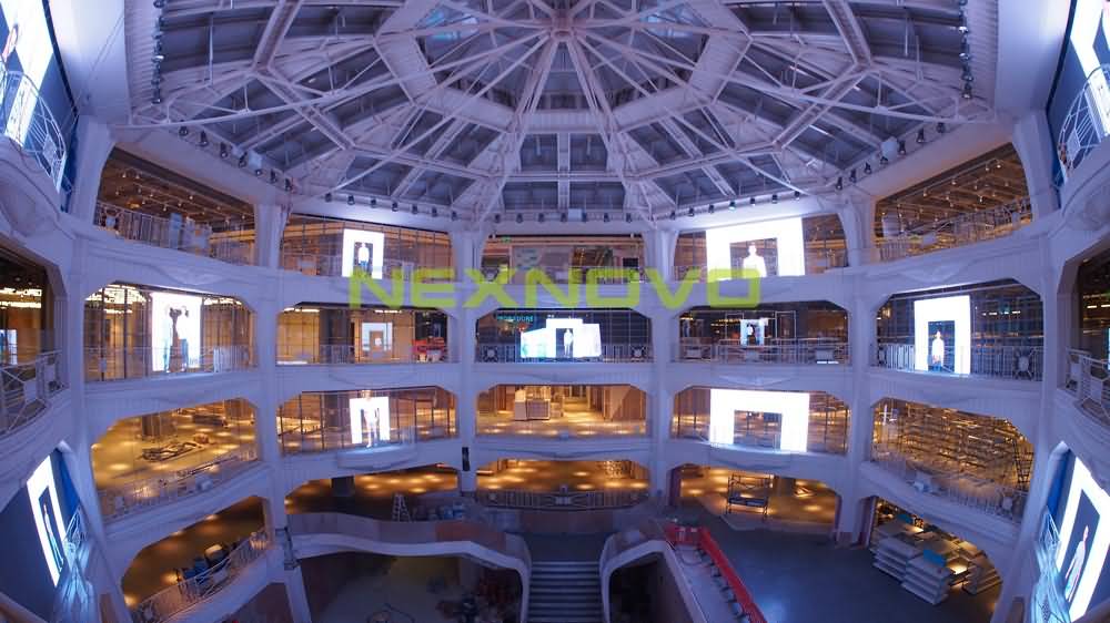 Spain Madrid PRIMARK flagship shopping mall transparent LED display(图7)