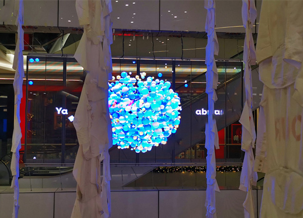 NEXNOVO transparent LED screen shines at the shopping mall in Chile