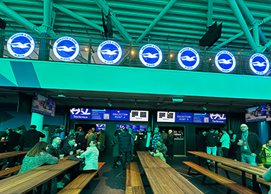 The Terrace at American Express Stadium: A Landmark Defined by NovoGlass LED Screen