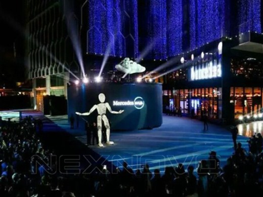 Beijing Benz transparent LED project