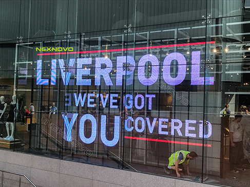 Advertising for Footlocker at Liverpool UK