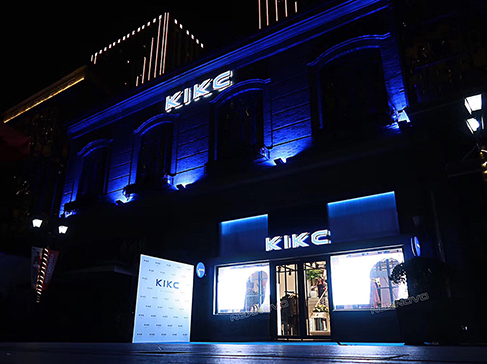 Wuhan KIKC store transparent LED display