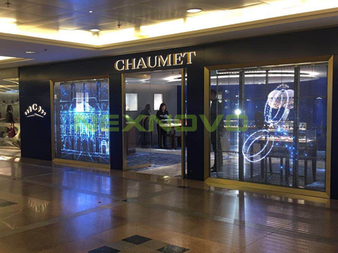 NEXNOVO transparent LED display for Chau