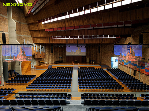 transparent LED media for Newcastle Univ