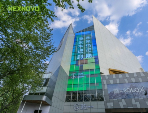 Transparent LED curtain wall - Shanghai 
