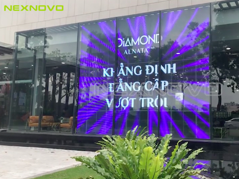 High transparency LED media window _ Vietnam Gamuda Land