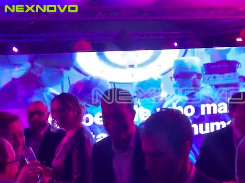 Transparent LED display for IT-ONE exhib