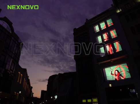 NEXNOVO's LED media wall for Media Consu