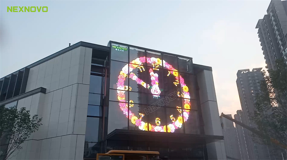 NEXNOVO NE16 Glass LED screen--Vanke Park Mansion in Tangshan, Hebei province
