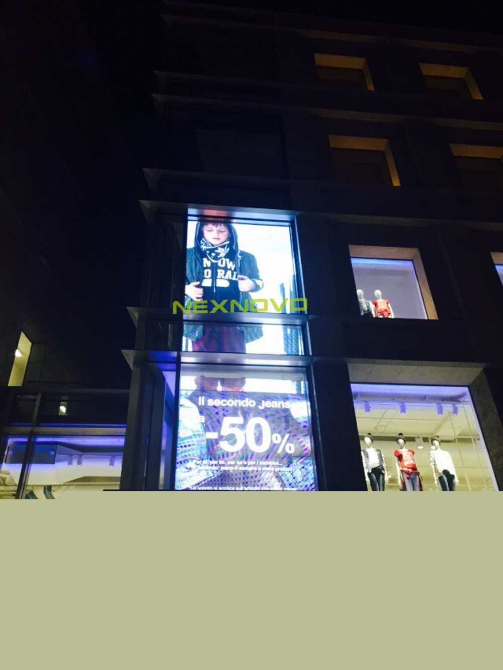 Italy Terranova and Calliope brand flagship transparent LED display(图12)