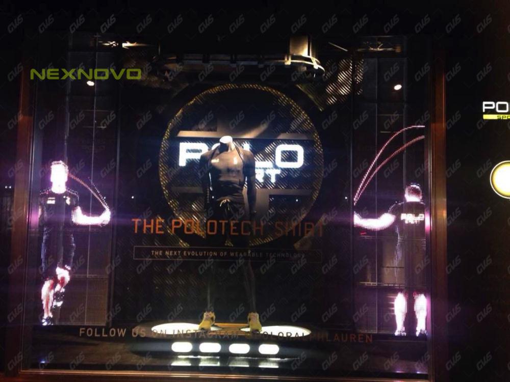New York The Fifth Avenue POLO brand shop glass LED display(图3)