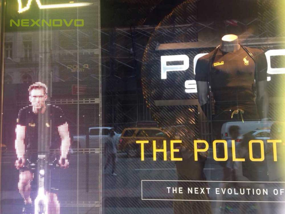 New York The Fifth Avenue POLO brand shop glass LED display(图4)