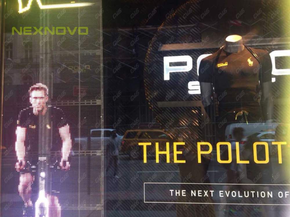 New York The Fifth Avenue POLO brand shop glass LED display(图5)