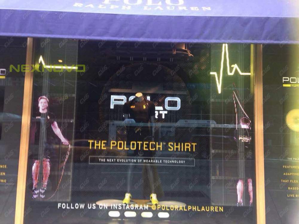 New York The Fifth Avenue POLO brand shop glass LED display(图6)