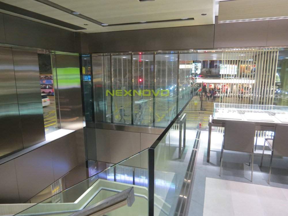 Hong Kong Tsim Sha Tsui Chow Sang Sang Jewelry store transparent LED display(图1)