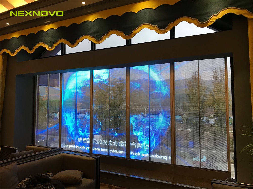 Yingshi real estate transparent LED display(图3)