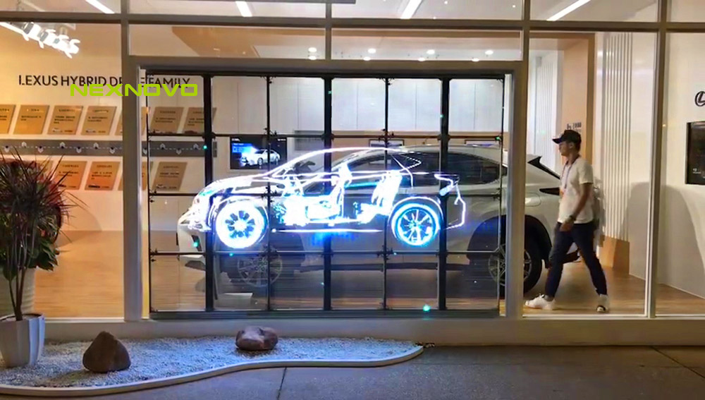 NEXNOVO transparent LED display for Lexus(图3)