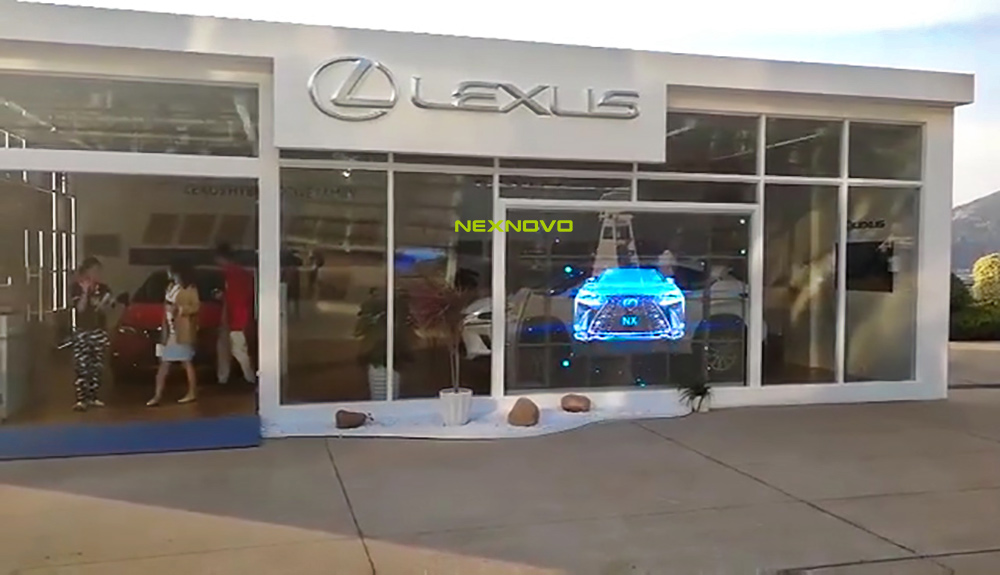 NEXNOVO transparent LED display for Lexus(图2)