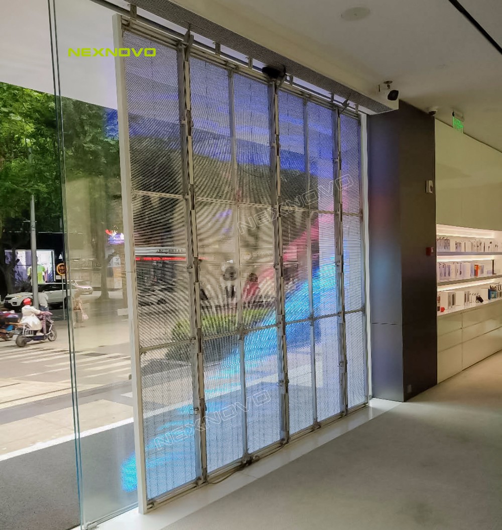Oppo flagship store transparent LED display(图6)