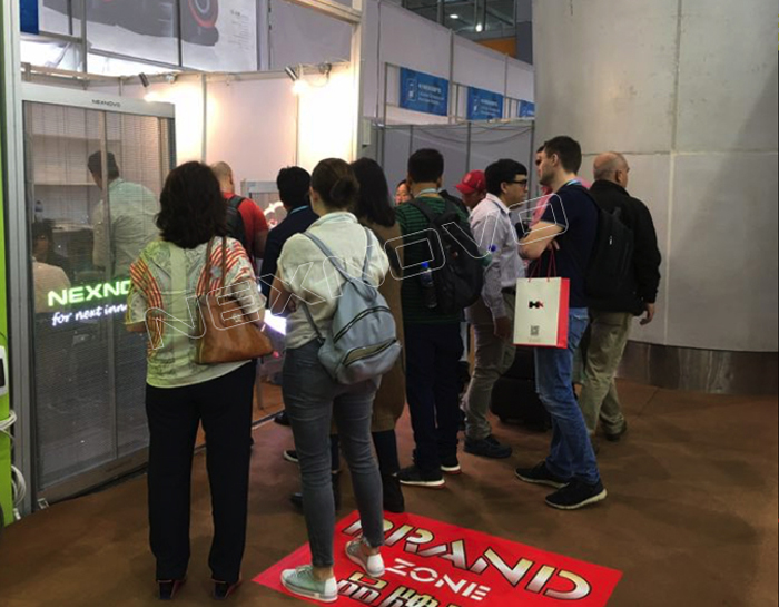 At the Canton Fair, the invisible NEXNOVO LED display screen shows up!(图2)