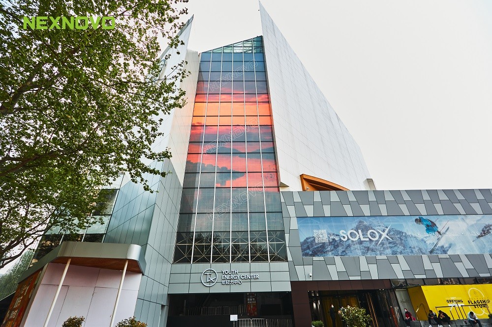 Transparent LED curtain wall - Shanghai TX Youth Energy Center(图2)