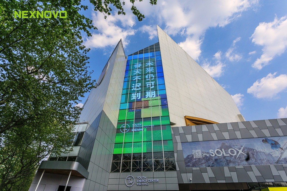 Transparent LED curtain wall - Shanghai TX Youth Energy Center(图3)