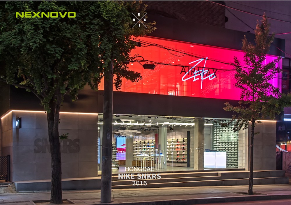 Digital wall for NIKE flagship store in Korea(图1)
