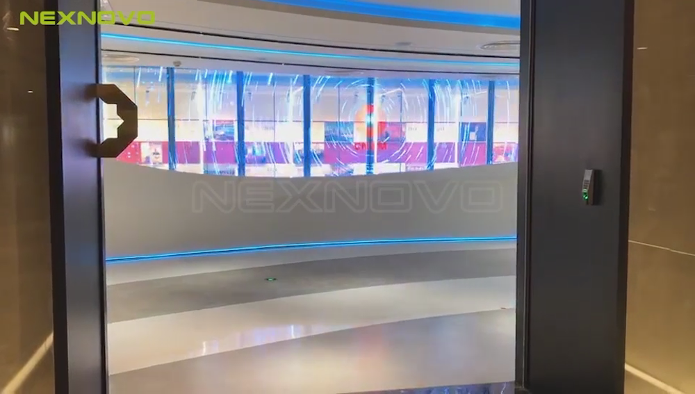 High resolution transparent LED wall for China National Building Material Group(图5)