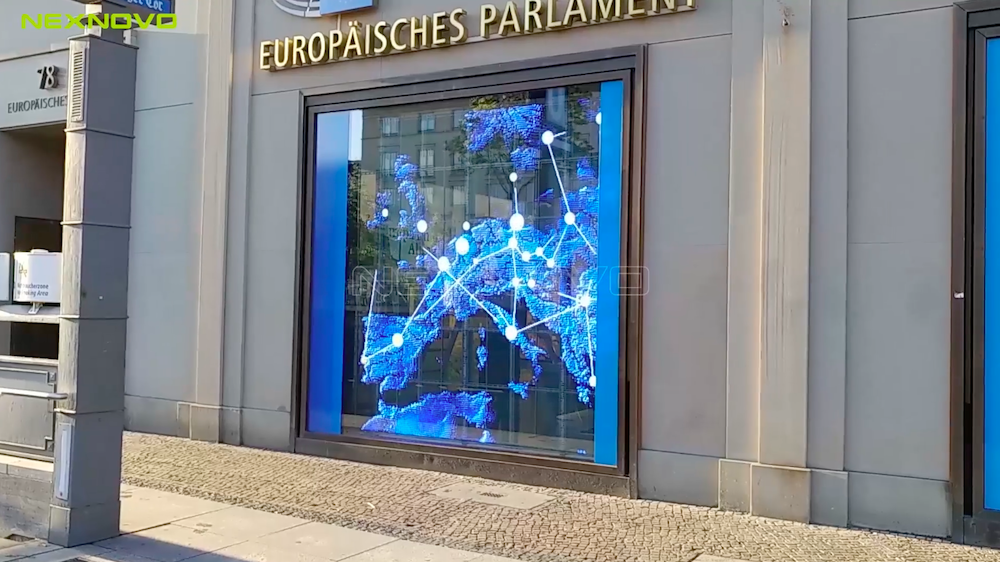 European Parliament Visitor Center equipped with XRL series transparent LED glass display(图4)