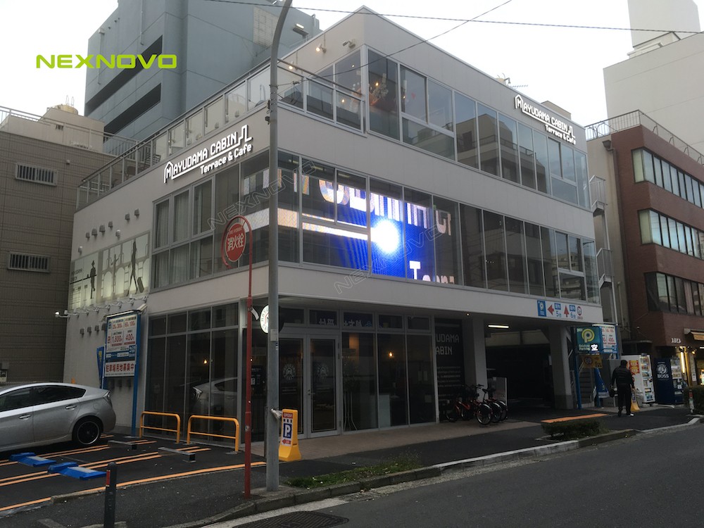 NEXNOVOs transparent LED display for Mayudama Cabin Hotel(图4)