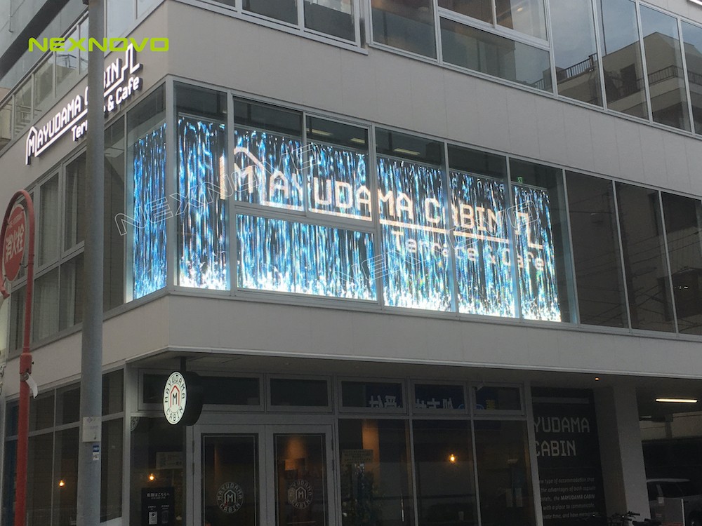 NEXNOVOs transparent LED display for Mayudama Cabin Hotel(图7)