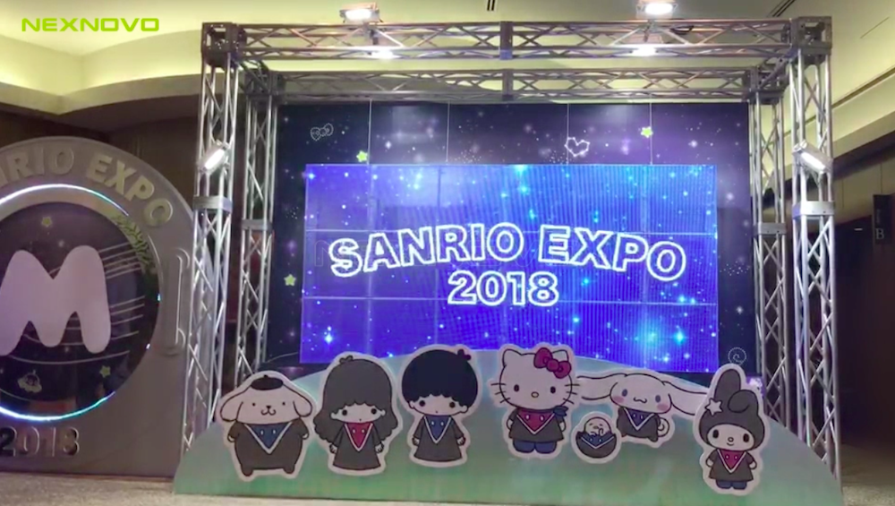 Transparent LED display for SANRIO EXPO 2018 in Japan(图1)