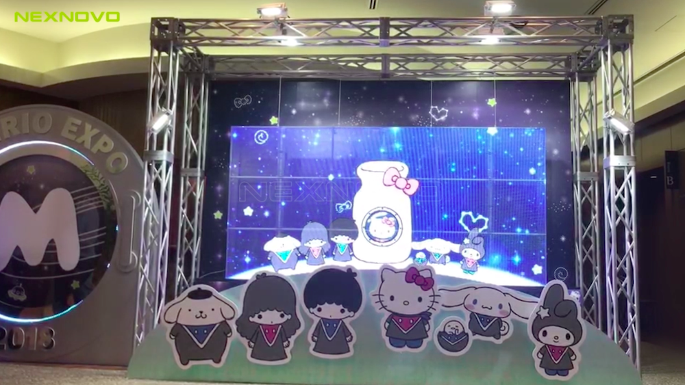 Transparent LED display for SANRIO EXPO 2018 in Japan(图3)